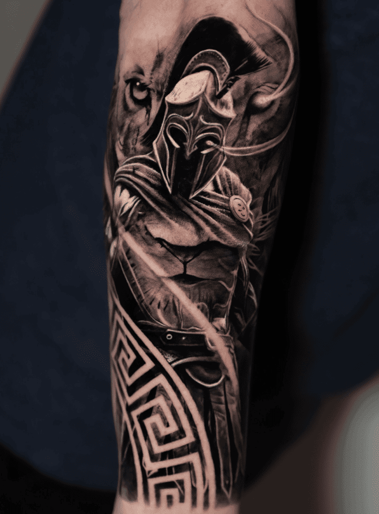 Ares God Greek Mythology Tattoo