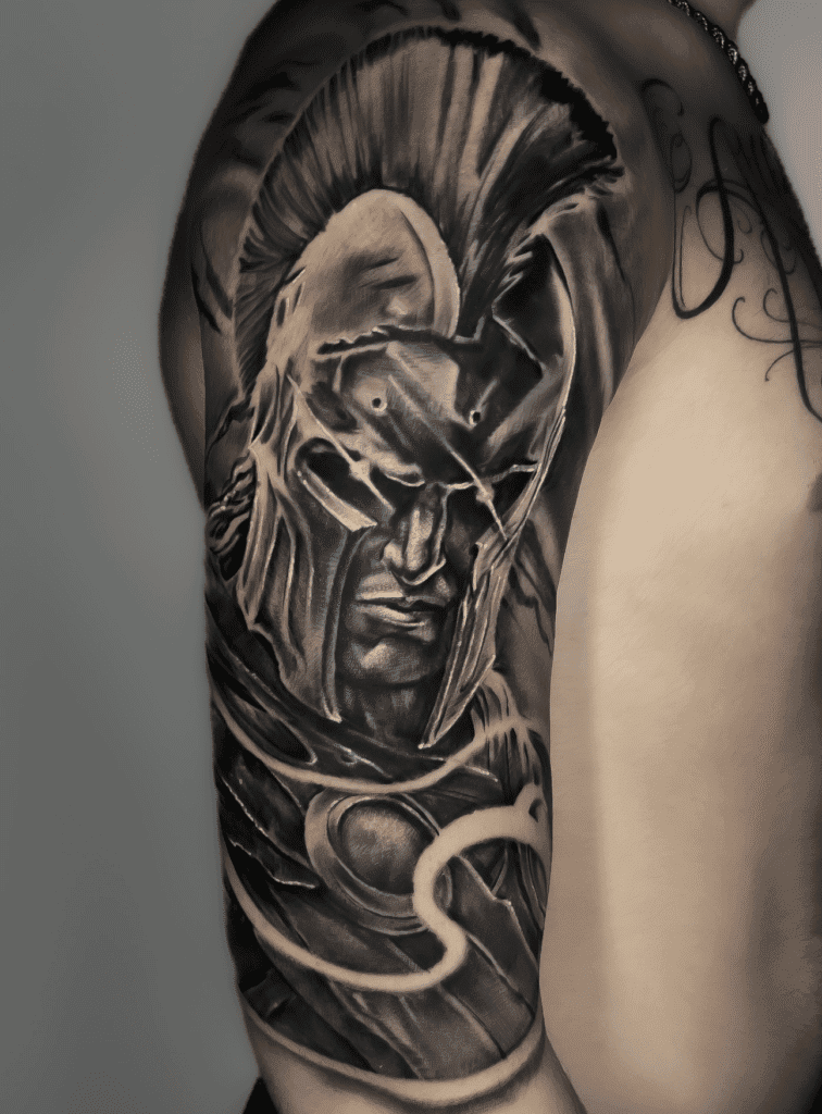 Ares Greek Mythology Tattoo