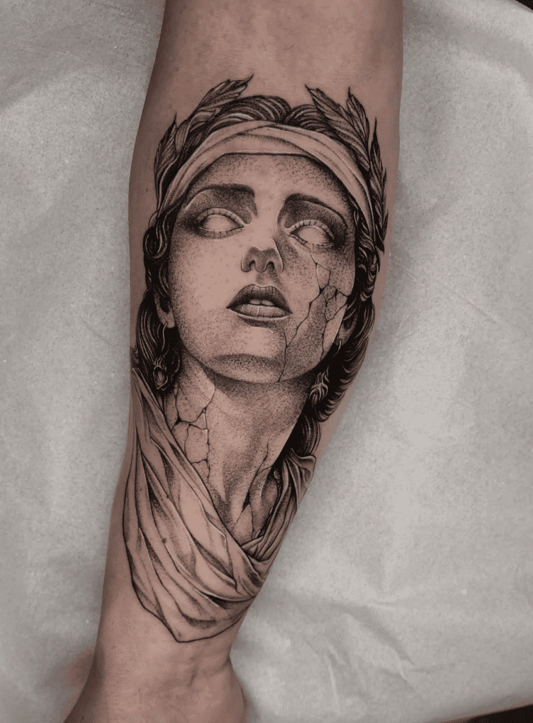 Artemis Greek Mythology Tattoo