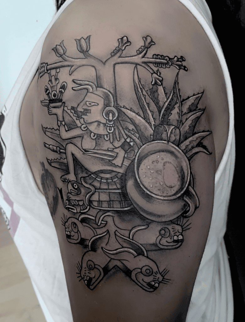 Aztec Mythology Mayahuel Tattoo