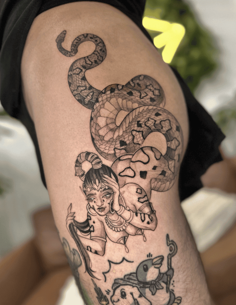 Balkan Mythology Lamia Tattoo