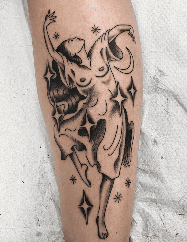 Balkan Mythology Samodiva Tattoo