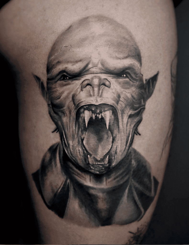 Balkan Mythology Strigoi Tattoo