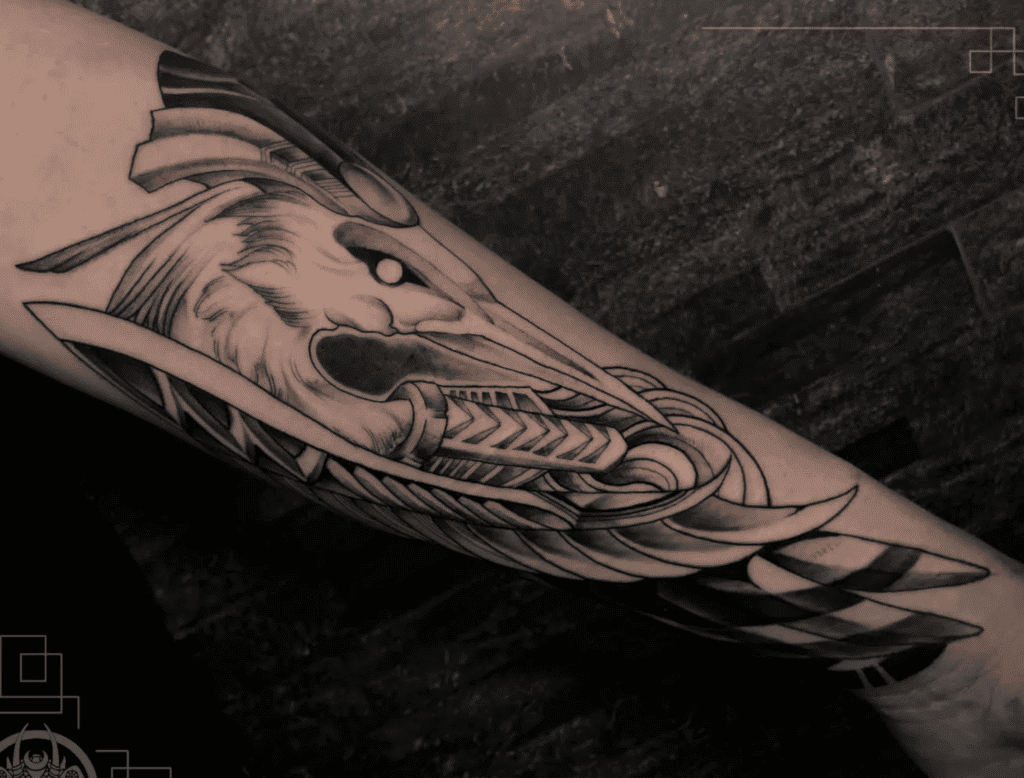 Bennu Egyptian Mythology Tattoo