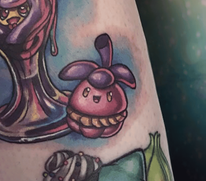 Bounsweet Small Alola Pokémon Tattoo