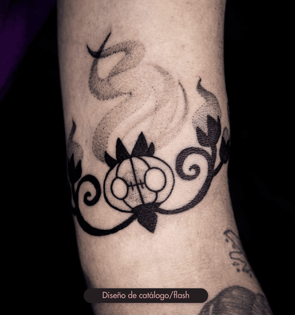 Chandelure Dark Unova Pokémon Tattoo