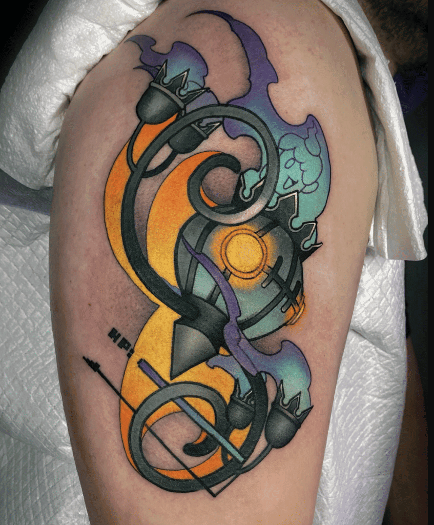 Chandelure Unova Pokémon Tattoo