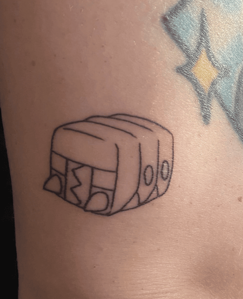 Charjabug Colourless Alola Pokémon Tattoo