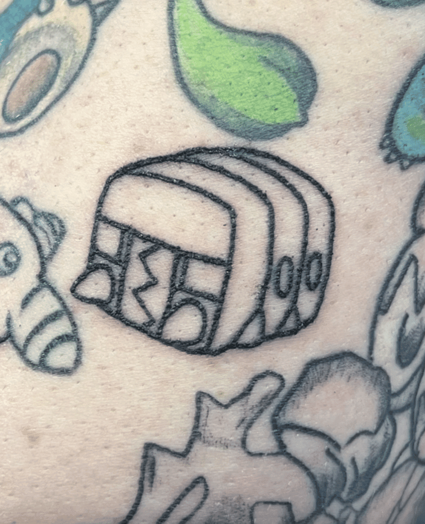 Charjabug Simple Alola Pokémon Tattoo