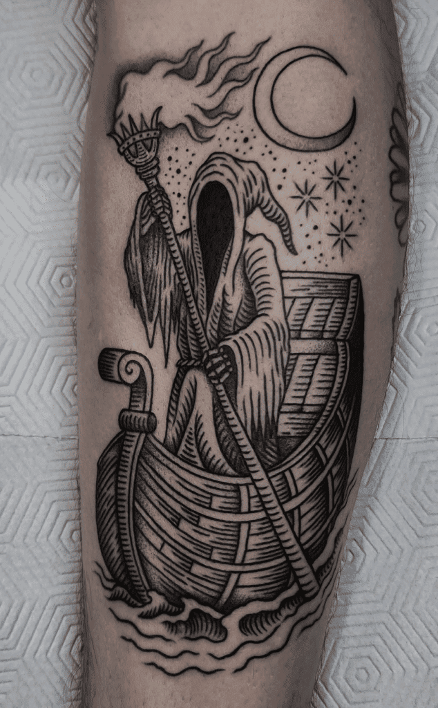 Charon Greek Mythology Tattoo