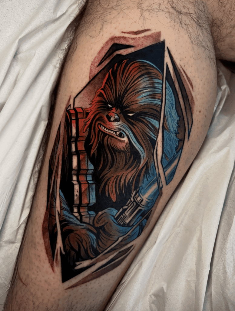 Chewbacca Star Wars Tattoo