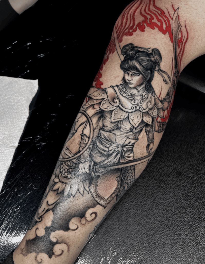 Chinese Mythology Nezha Tattoo