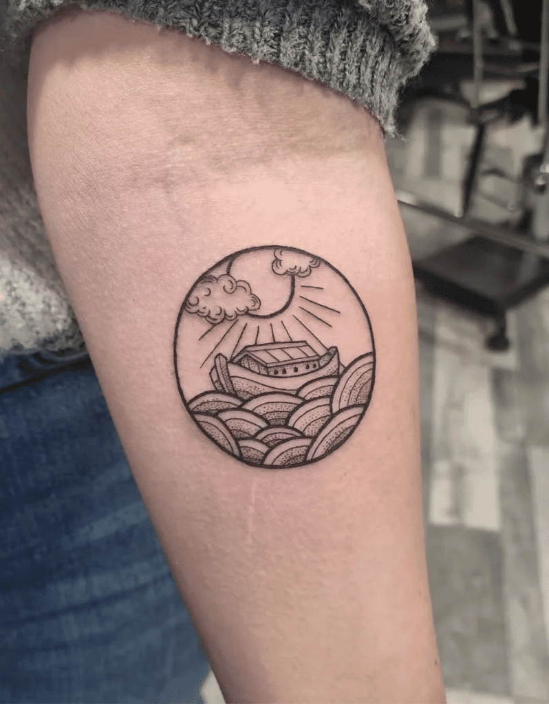 Christian Mythology Ark Tattoo