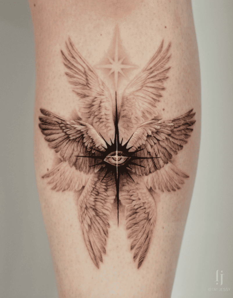 Christian Mythology Seraphim Tattoo