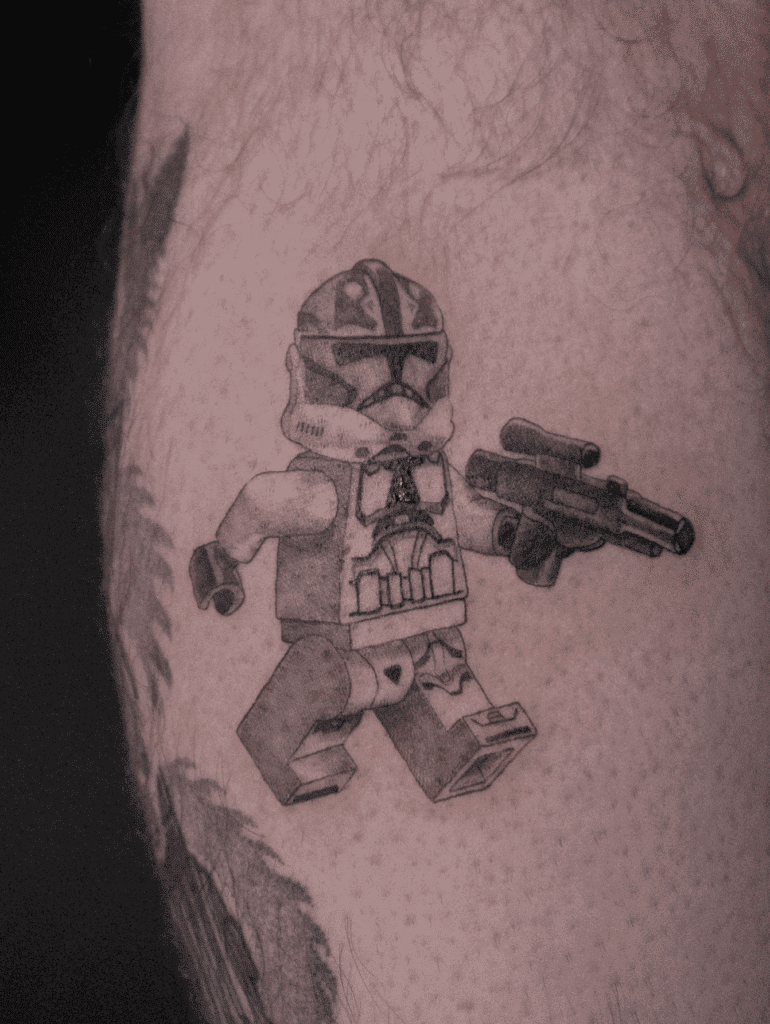 Clone Trooper Lego Star Wars Tattoo