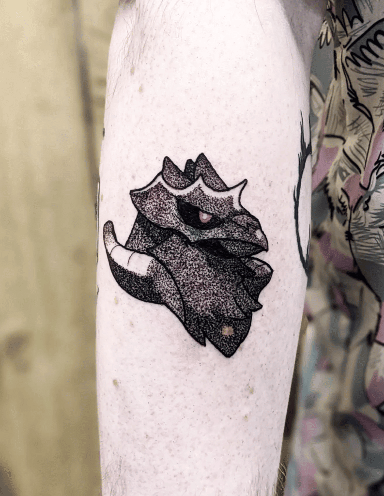 Corviknight Head Galar Pokémon Tattoo