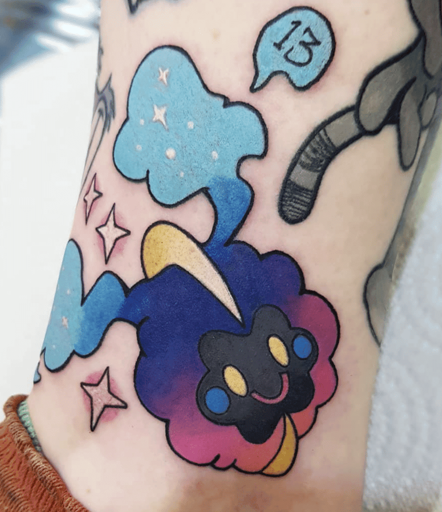 Cosmog Alola Pokémon Tattoo