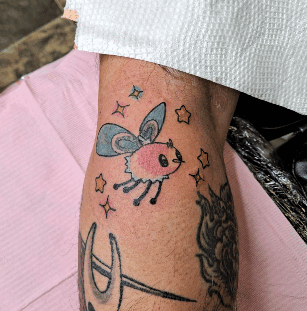 Cutiefly Small Alola Pokémon Tattoo