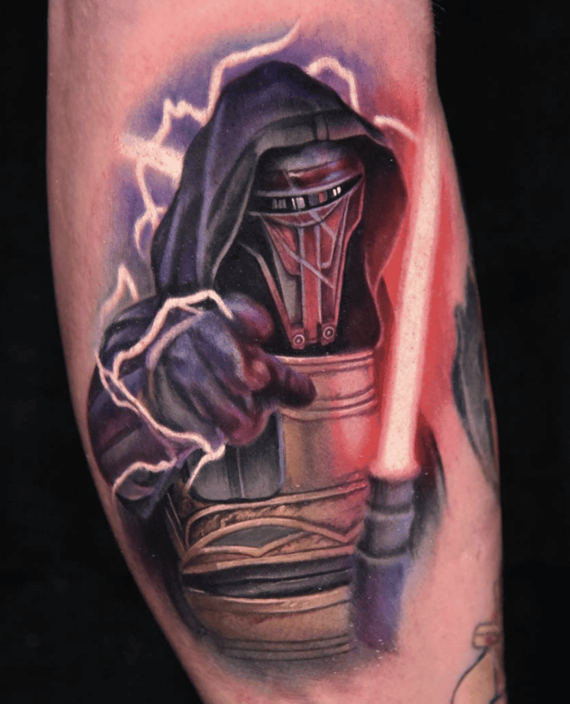 Darth Revan Sith Star Wars Tattoo