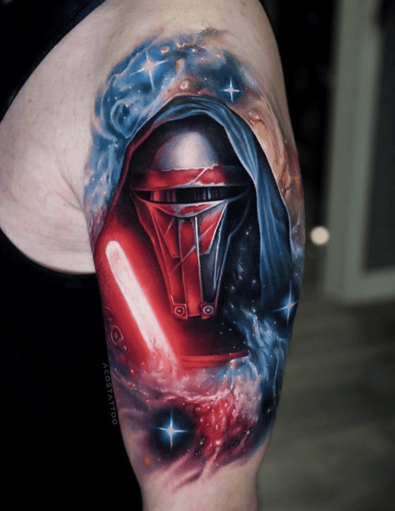 Darth Revan Space Star Wars Tattoo