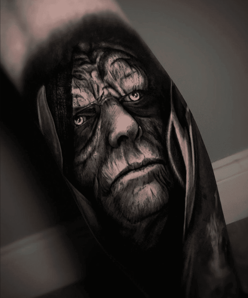 Darth Sidious Dark Star Wars Tattoo