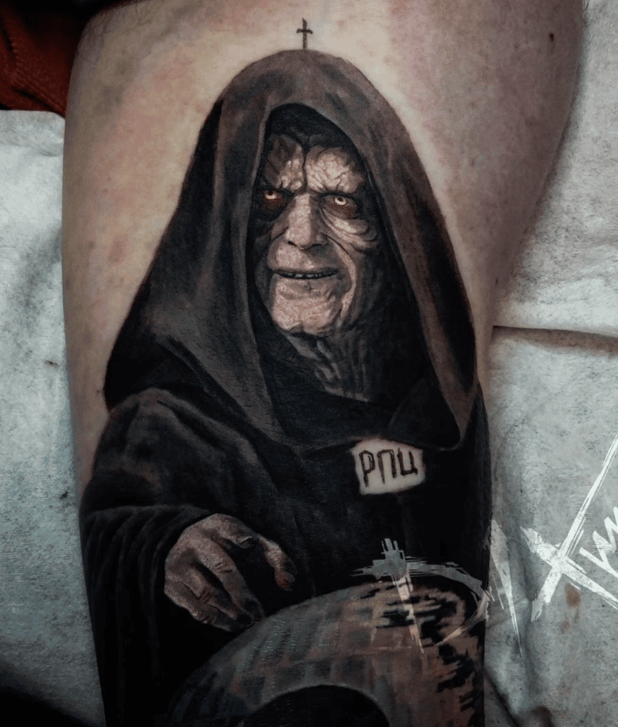 Darth Sidious Star Wars Tattoo