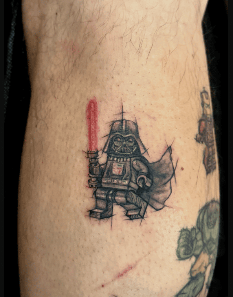 Darth Vader Lego Star Wars Tattoo