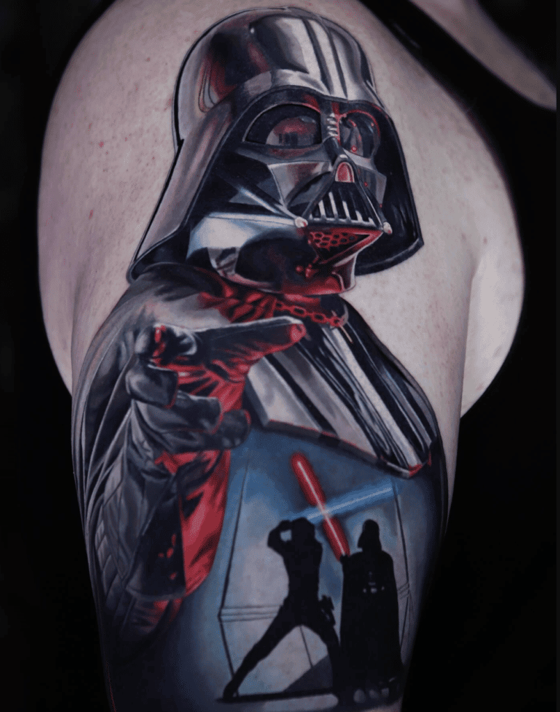 Darth Vader Luke Star Wars Tattoo