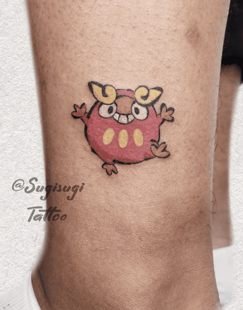 Darumaka Cute Unova Pokémon Tattoo