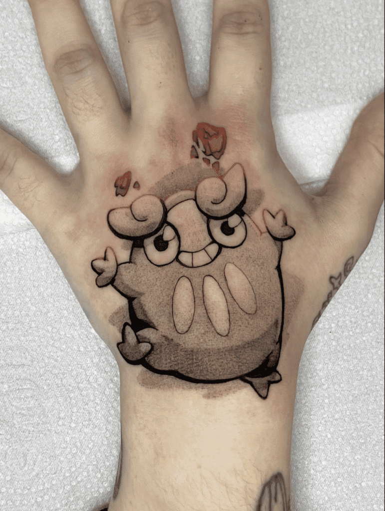 Darumaka Unova Pokémon Tattoo