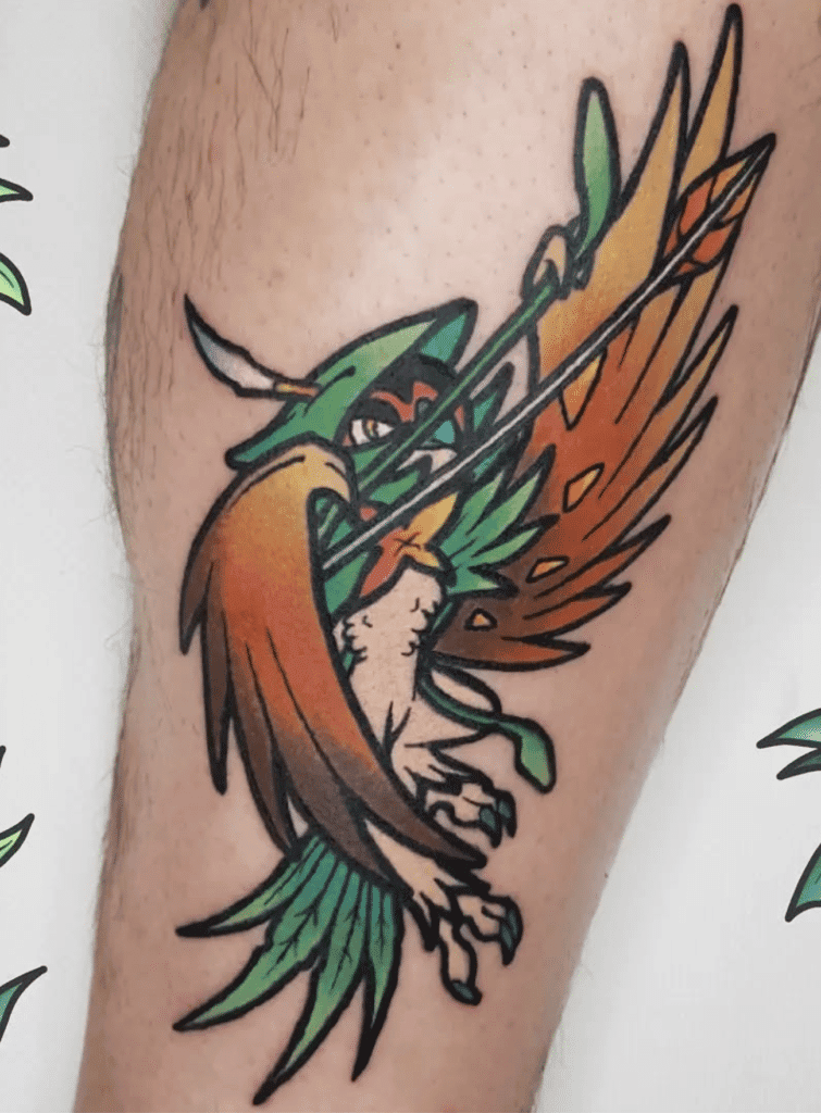 Decidueye Aim Alola Pokémon Tattoo