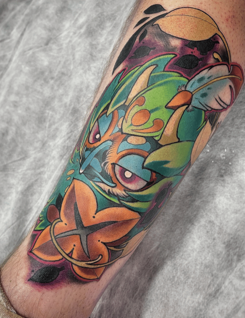 Decidueye Alola Pokémon Tattoo