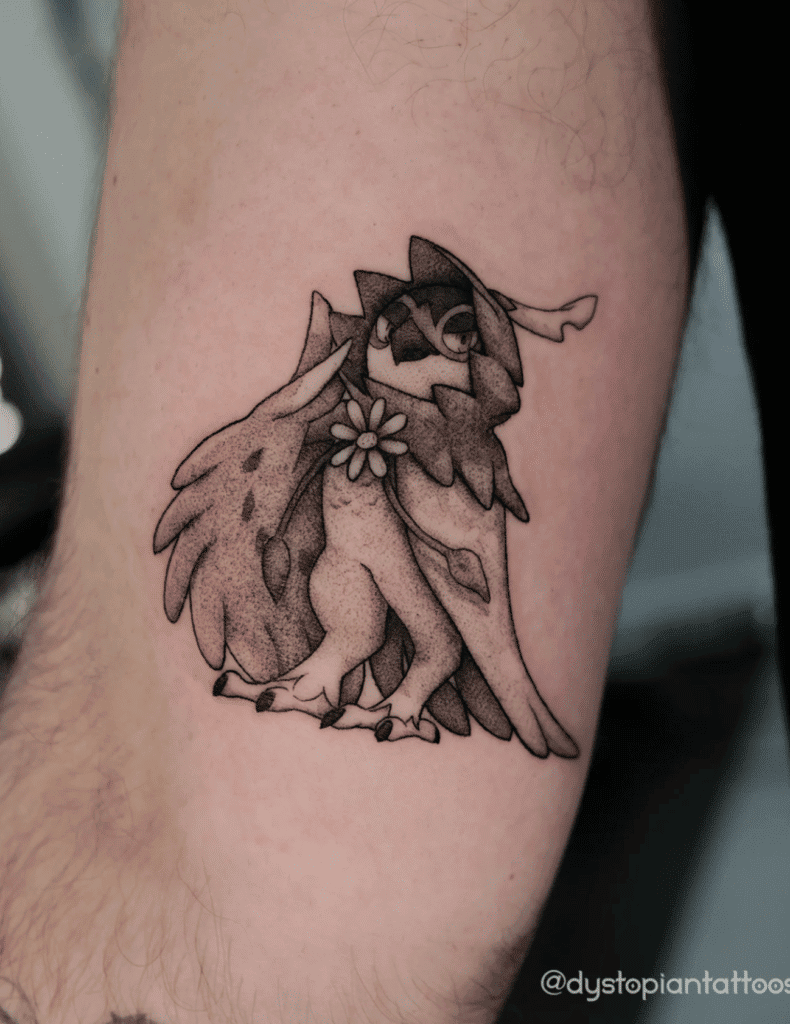 Decidueye Think Alola Pokémon Tattoo