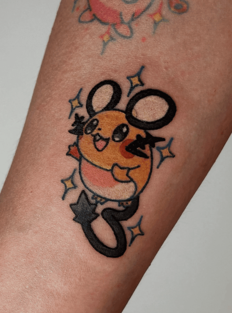 Dedenne Kalos Pokémon Tattoo
