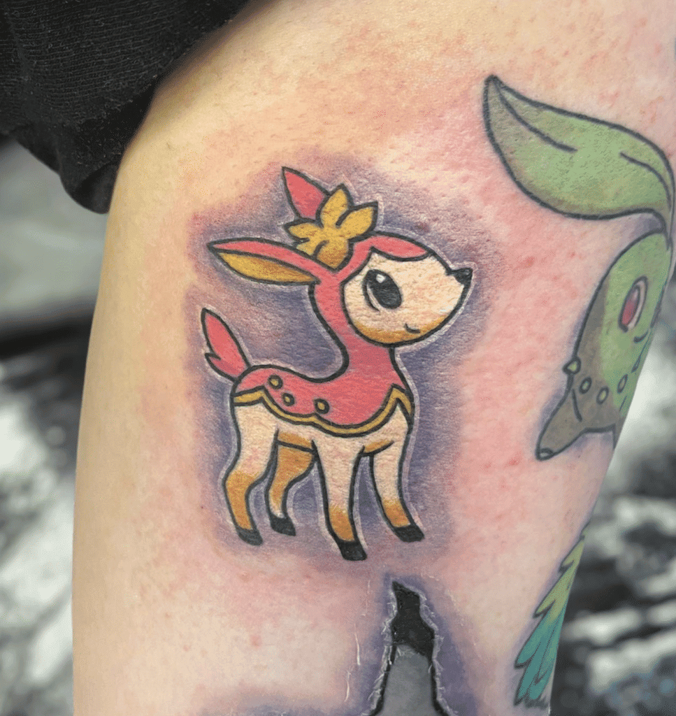 Deerling Classic Unova Pokémon Tattoo