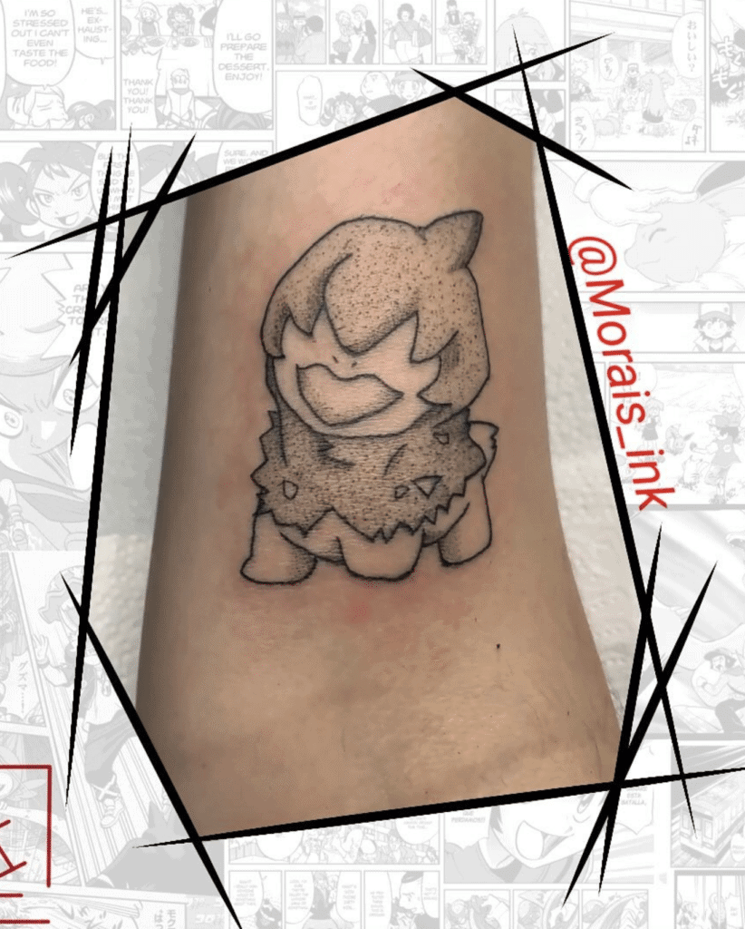 Deino Unova Pokémon Tattoo