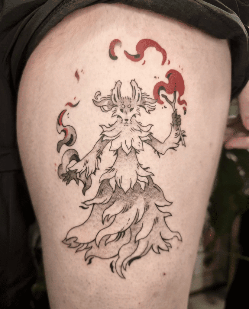 Delphox Alt Kalos Pokémon Tattoo