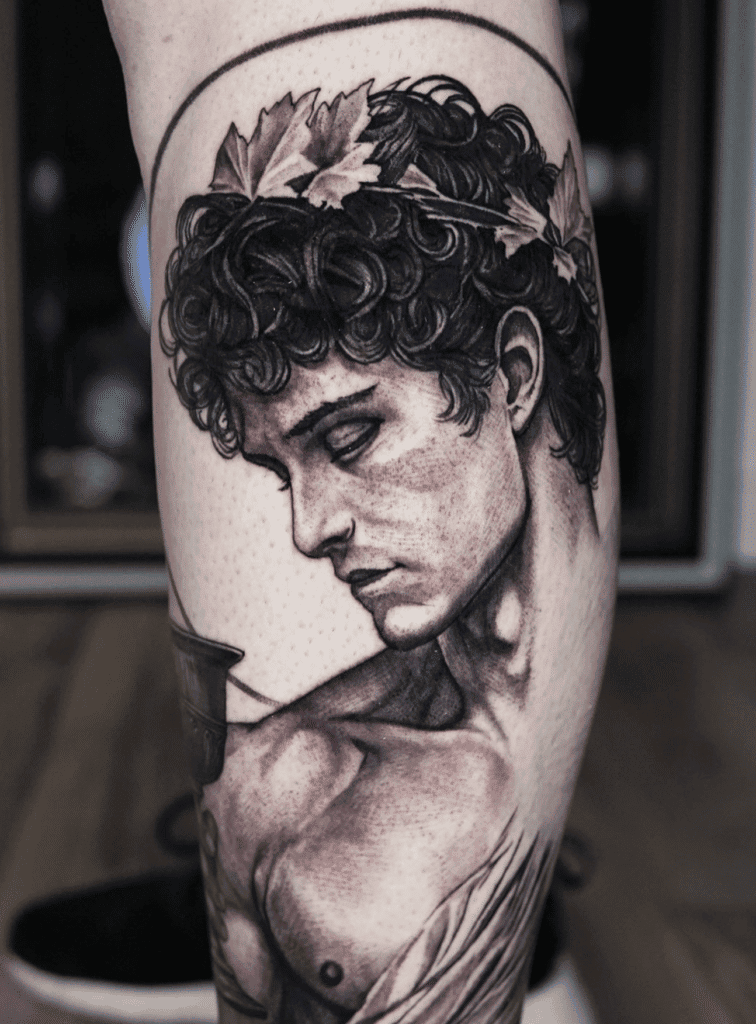 Dionysus Greek Mythology Tattoo