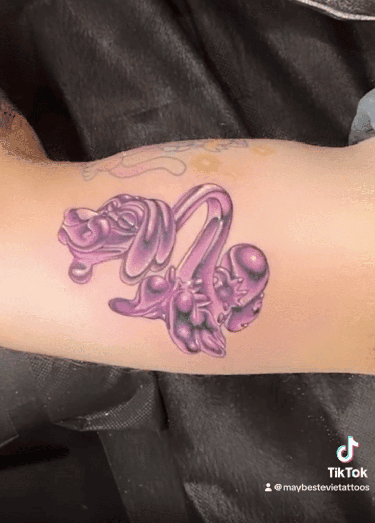 Drampa Alola Pokémon Tattoo