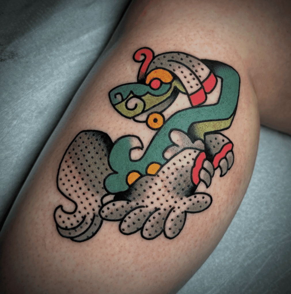 Drampa Mexico Alola Pokémon Tattoo