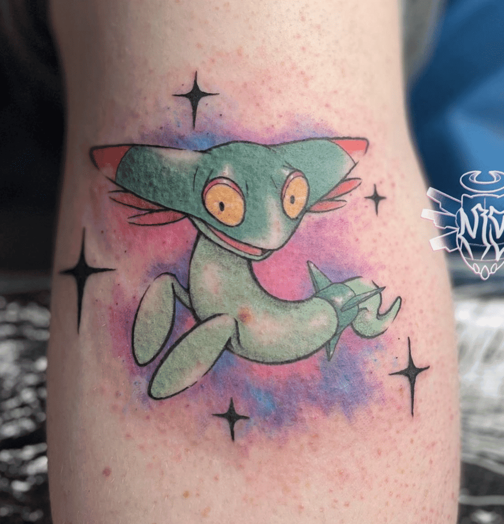 Dreepy Classic Galar Pokémon Tattoo