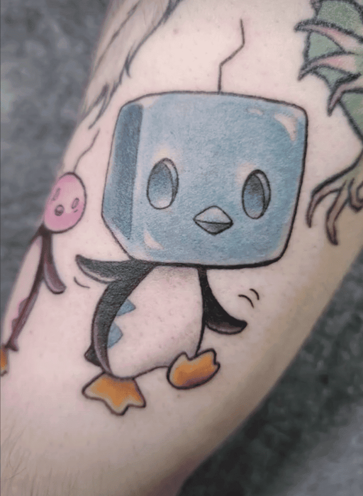 Eiscue Galar Pokémon Tattoo