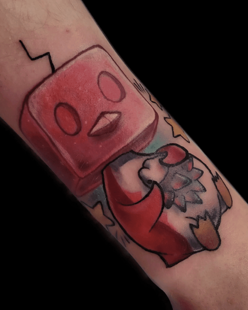 Eiscue Shiny Galar Pokémon Tattoo