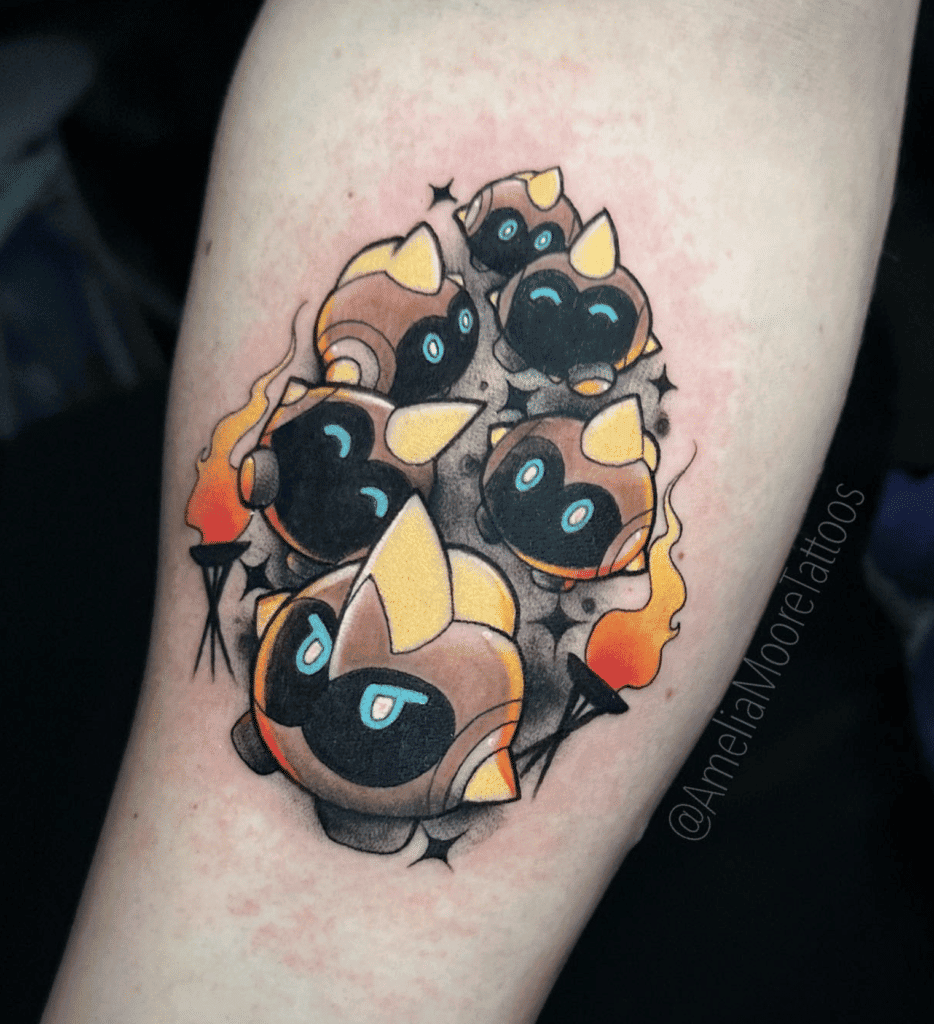 Falinks Shiny Galar Pokémon Tattoo
