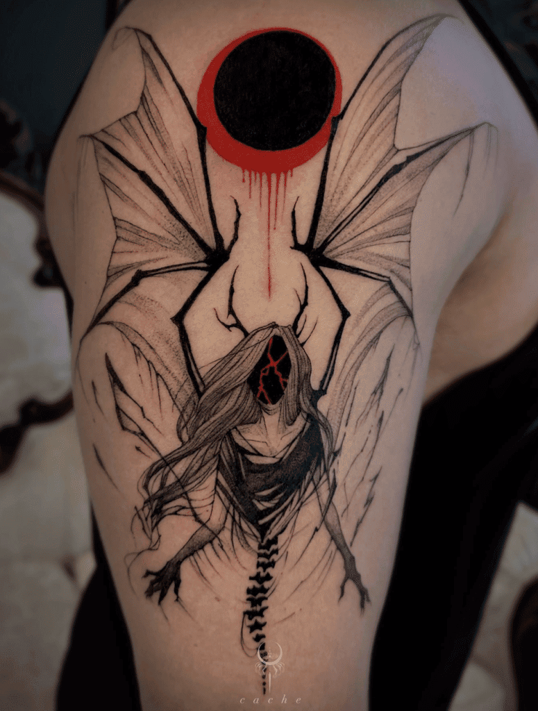 Filipino Mythology Manananggal Tattoo