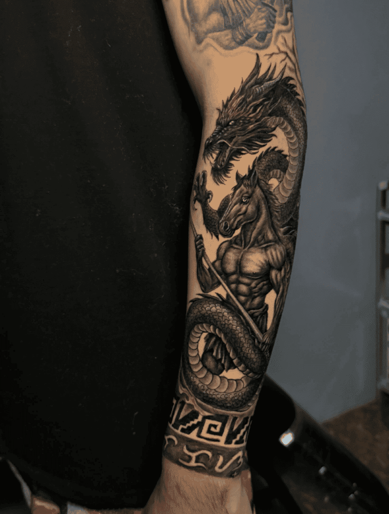 Filipino Mythology Tikbalang Tattoo