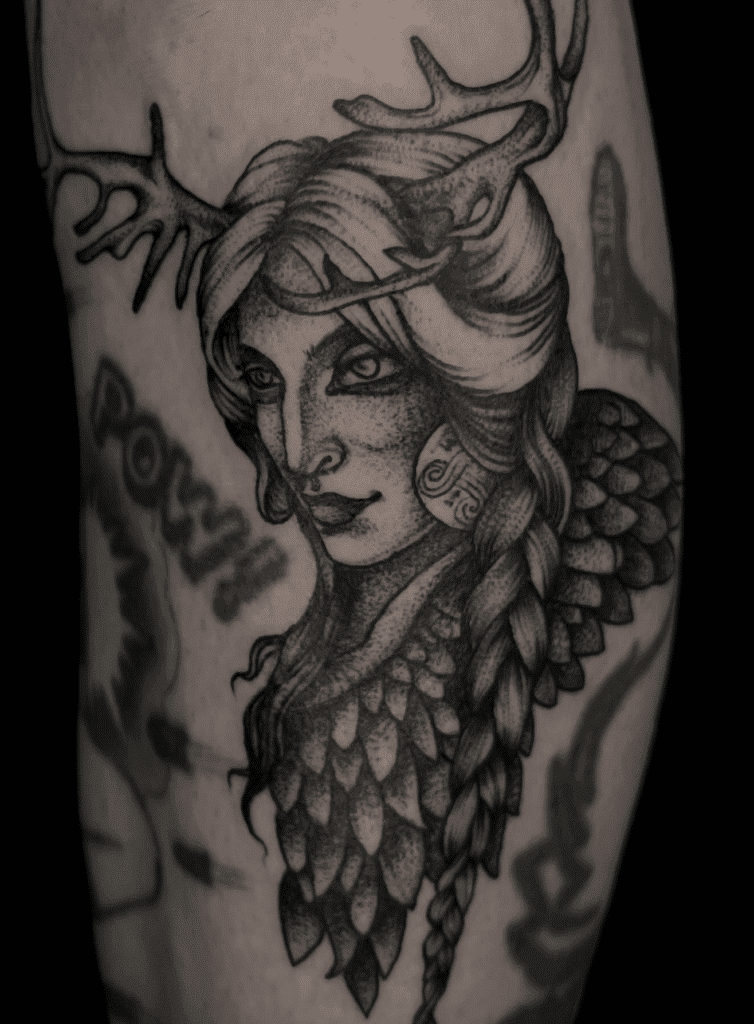 Finnish Mythology Louhi Tattoo