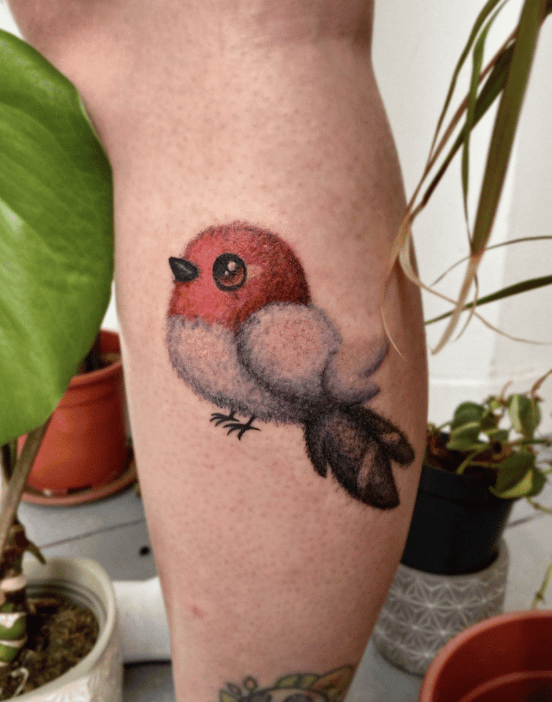 Fletchling Cute Kalos Pokémon Tattoo