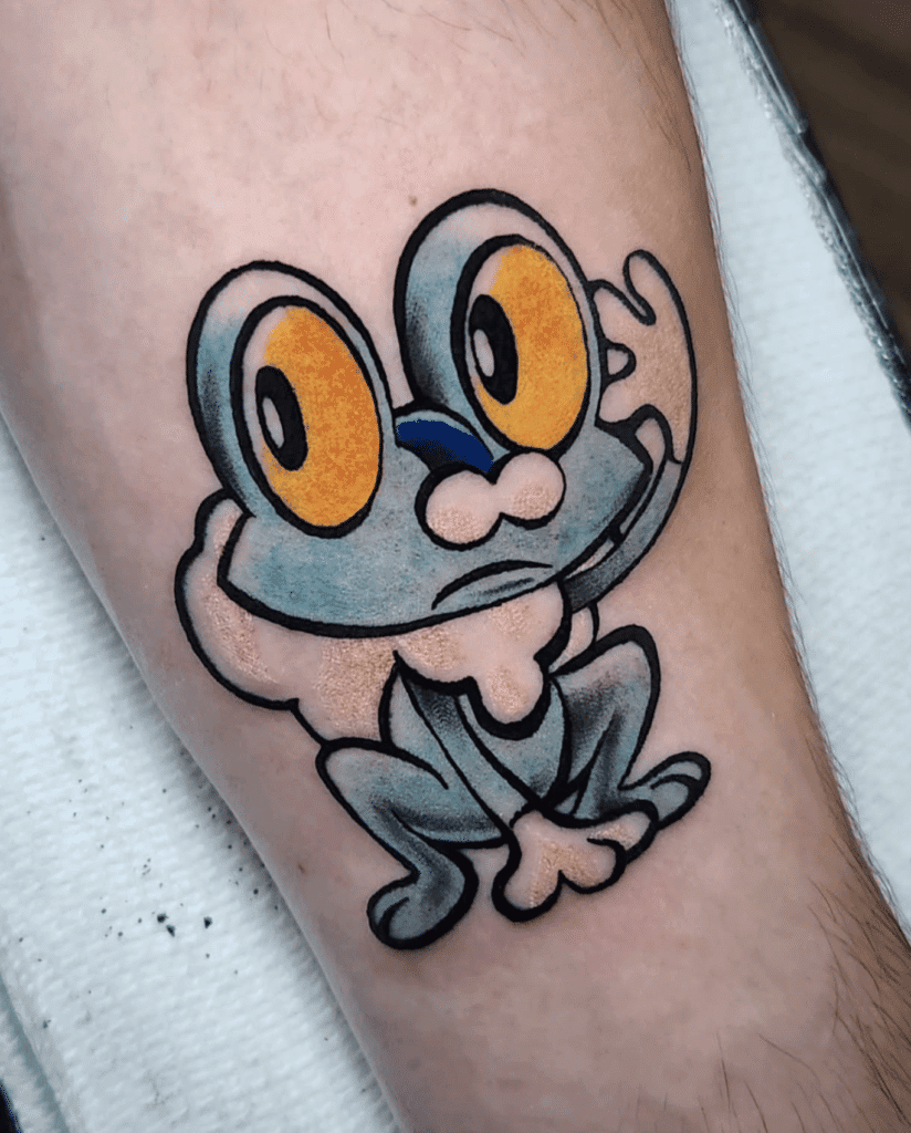 Froakie Kalos Pokémon Tattoo