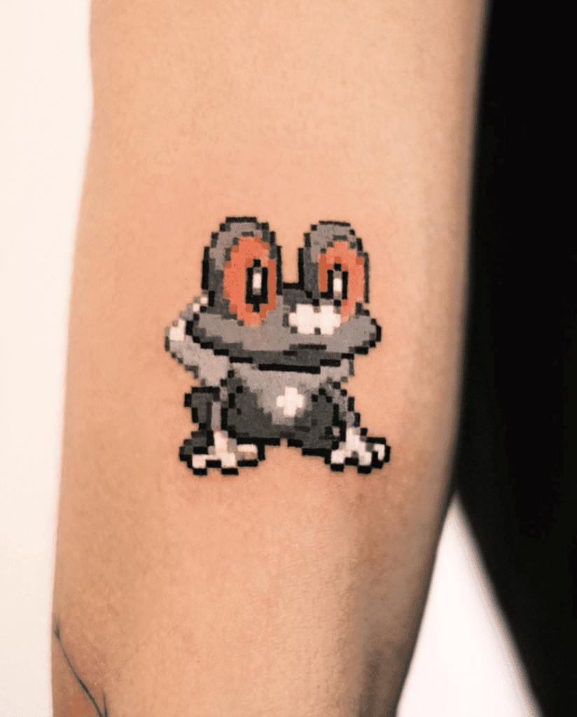 Froakie Sprite Kalos Pokémon Tattoo